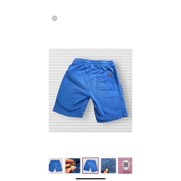 Tea Collection Boys Shorts 3T Lot of 2 Play Condition Cargo & Pull-On Blue - Picture 9 of 9